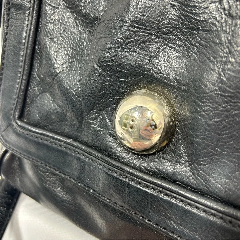 Kate Spade | Vintage Roland Park Kirk Crossbody Black Leather Purse Bag